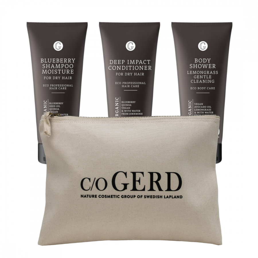 Bath kit + toiletry bag in the group Campaigns/ News  at Nature Cosmetic Group Of Swedish Lapland AB (2507B2C)