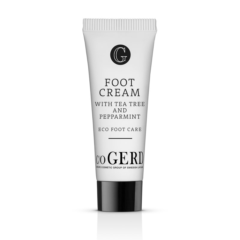 FOOT CREAM TEA TREE PEPPARMINT 10 ML in the group Hands & Feet  / Feet at  Nature Cosmetic Group Of Swedish Lapland AB (505-0010)