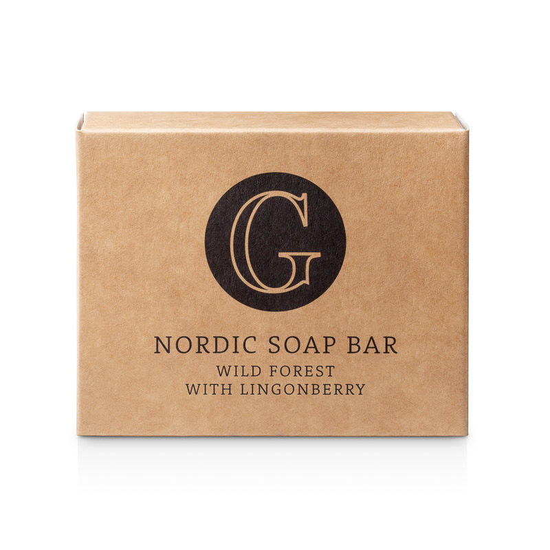 Nordic Soap Bar - Wild Forest with Lingonberry in the group Hands & Feet  / Hand Soap at  Nature Cosmetic Group Of Swedish Lapland AB (561-0110)