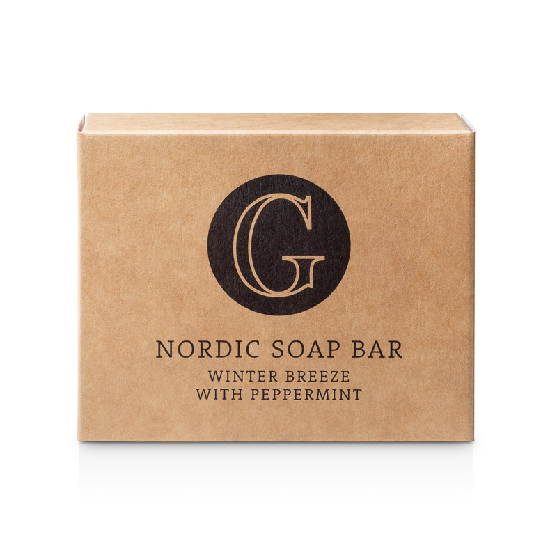 Nordic Soap Bar - Winter breeze with peppermint in the group Hands & Feet  / Hand Soap at  Nature Cosmetic Group Of Swedish Lapland AB (562-0110)
