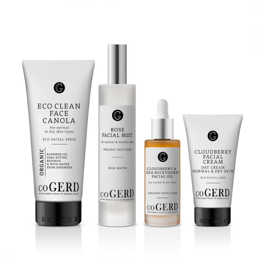 Routine for normal/slightly dry skin in the group Skin Care  / Skincare routines  at Nature Cosmetic Group Of Swedish Lapland AB (SKINCLOUDBERRY)