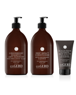 Hårvårdsrutin obalans & torr